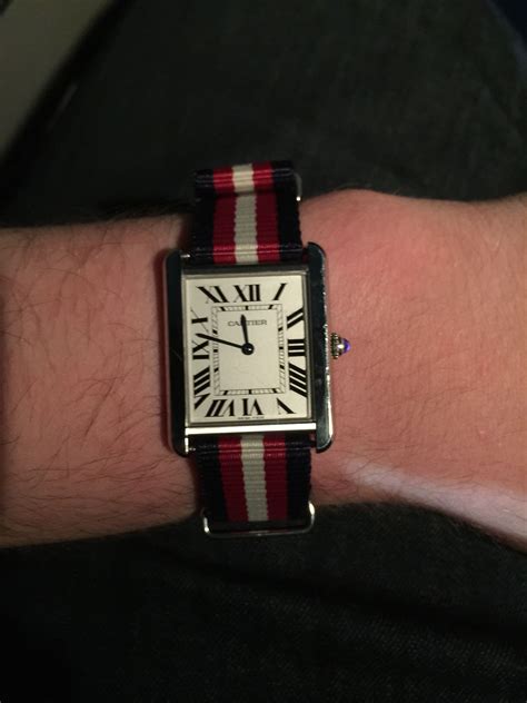 cartier tank nato strap